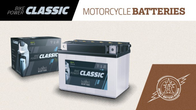 Motorcycle Batteries - Power Classic