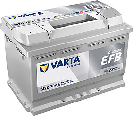 Akumulator Varta Dynamic EFB 12V-70Ah