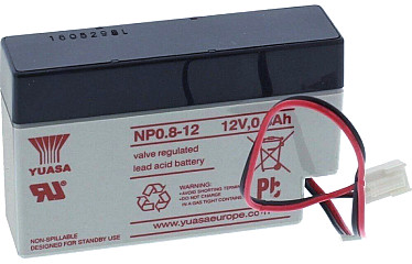 Akumulator YUASA NP 12V-0,8Ah (C20) AGM