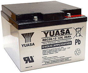 Akumulator YUASA REC 12V-26 Ah (C20) AGM