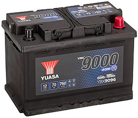Akumulator Yuasa YBX 9000 AGM 12V-70Ah D+