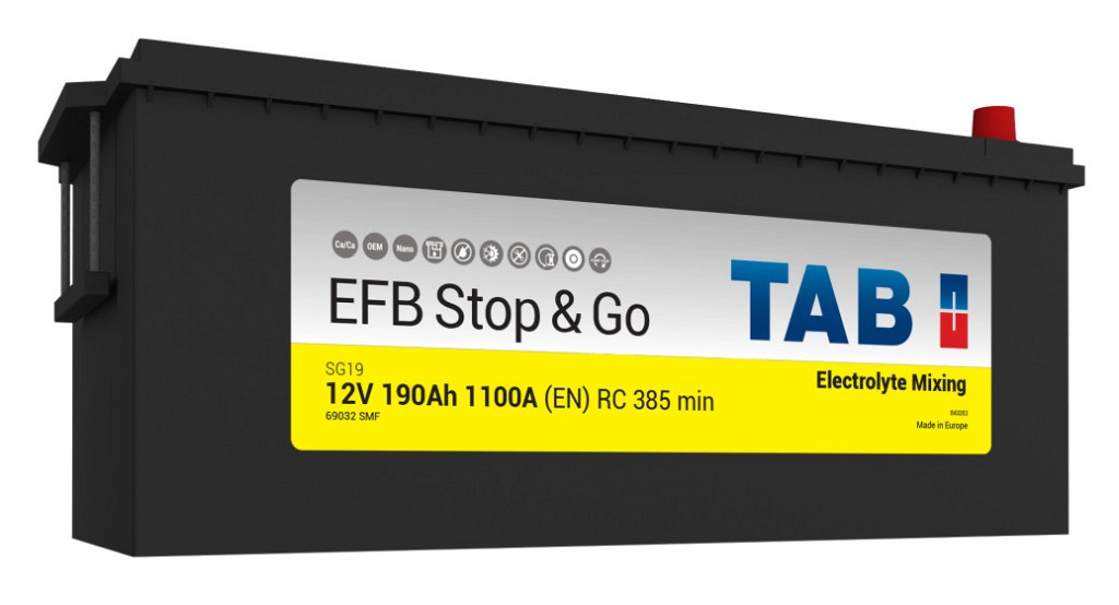 Akumulator TAB Stop & Go EFB Truck EMS 12V-190Ah