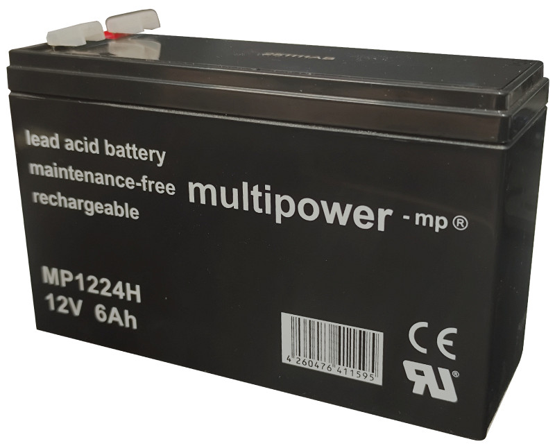 Akumulator multipower 12V-5,7Ah (c10), 6Ah (c20)