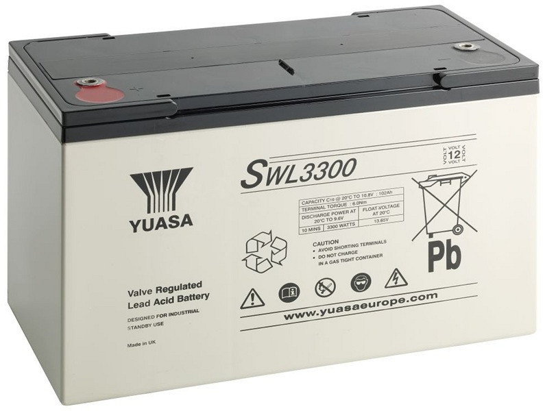 Akumulator YUASA SWL 12V-110,2Ah (C20) AGM