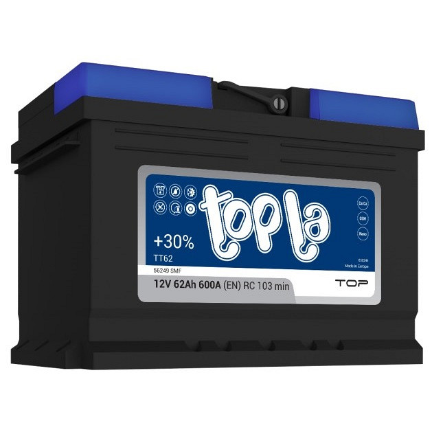 Akumulator Topla Top 12V-62Ah Nizki