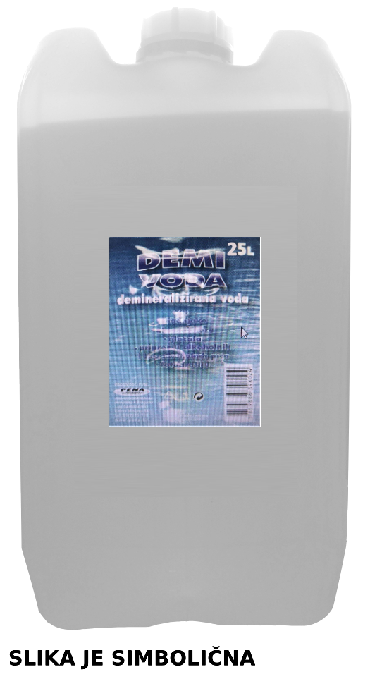 DEMINERALIZIRANA VODA 25L