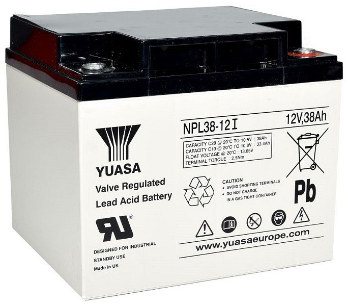 Akumulator YUASA NPL 12V-38 Ah (C20) AGM