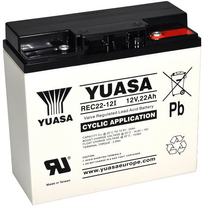 Akumulator YUASA REC 12V-22 Ah (C20) AGM