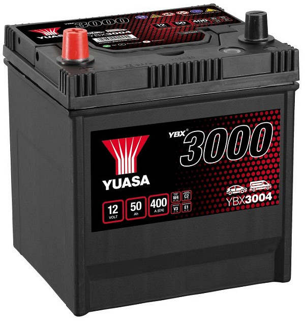 Akumulator Yuasa YBX 3000 12V-50Ah ASIA L+