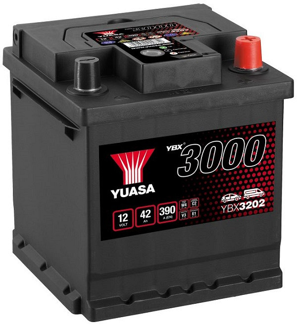 Akumulator Yuasa YBX 1000 12V-42Ah D+ 