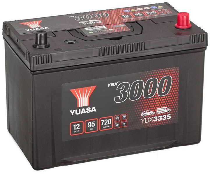 Akumulator Yuasa YBX 3000 12V-95Ah ASIA D+