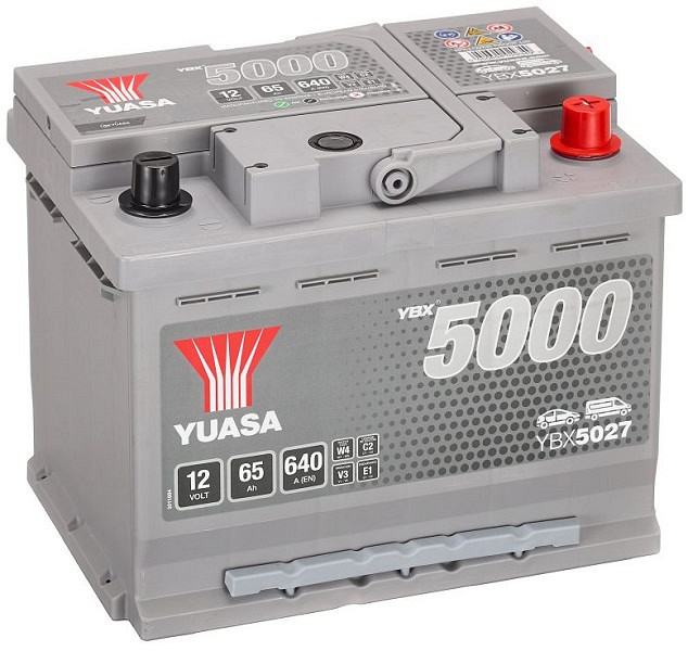 Akumulator Yuasa YBX 5000 12V-65Ah D+