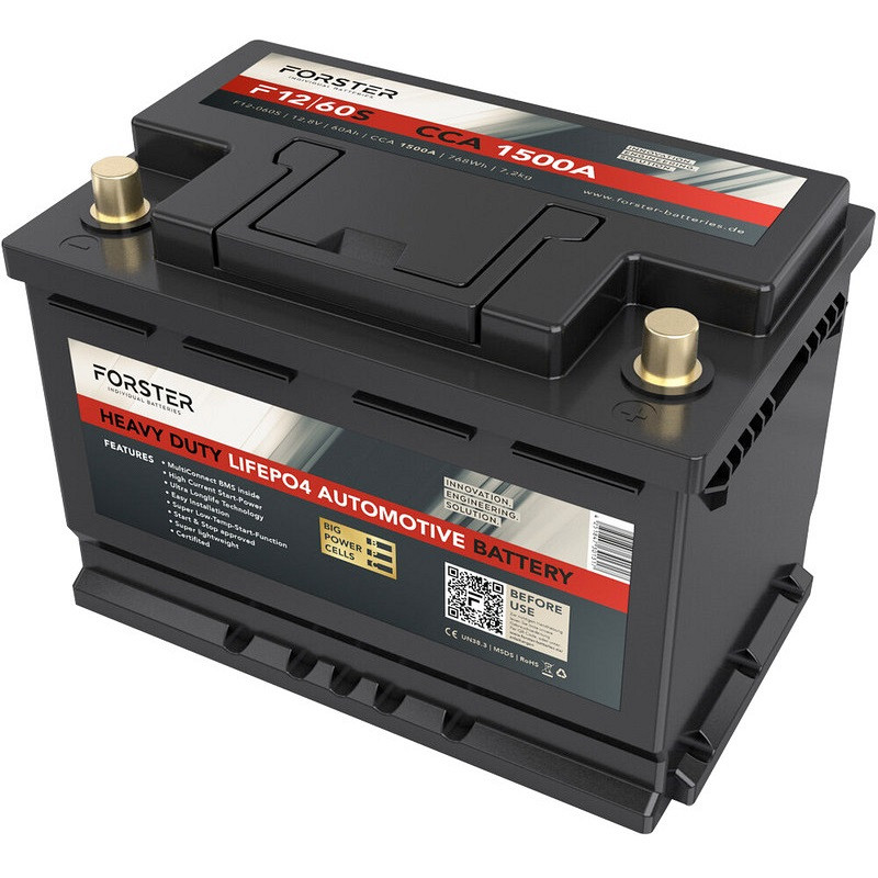 Akumulator Forster LiFePo4 12,8V-60Ah D+