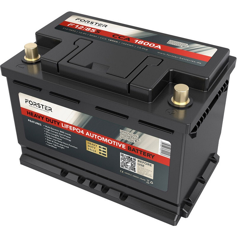 Akumulator Forster LiFePo4 12,8V-80AhK D+
