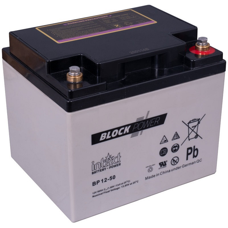 Akumulator intAct Block-Power 12V-50Ah (C10) AGM