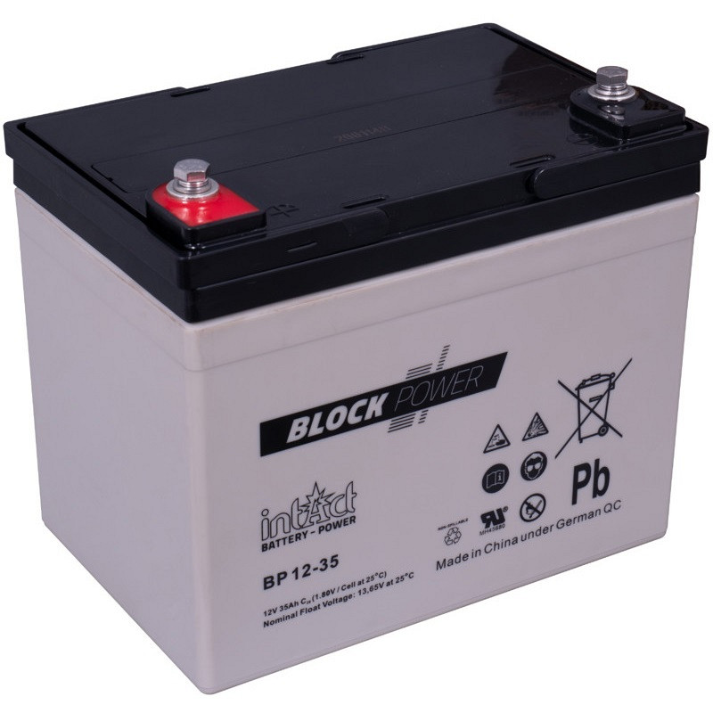 Akumulator intAct Block-Power 12V-35Ah (C20) AGM