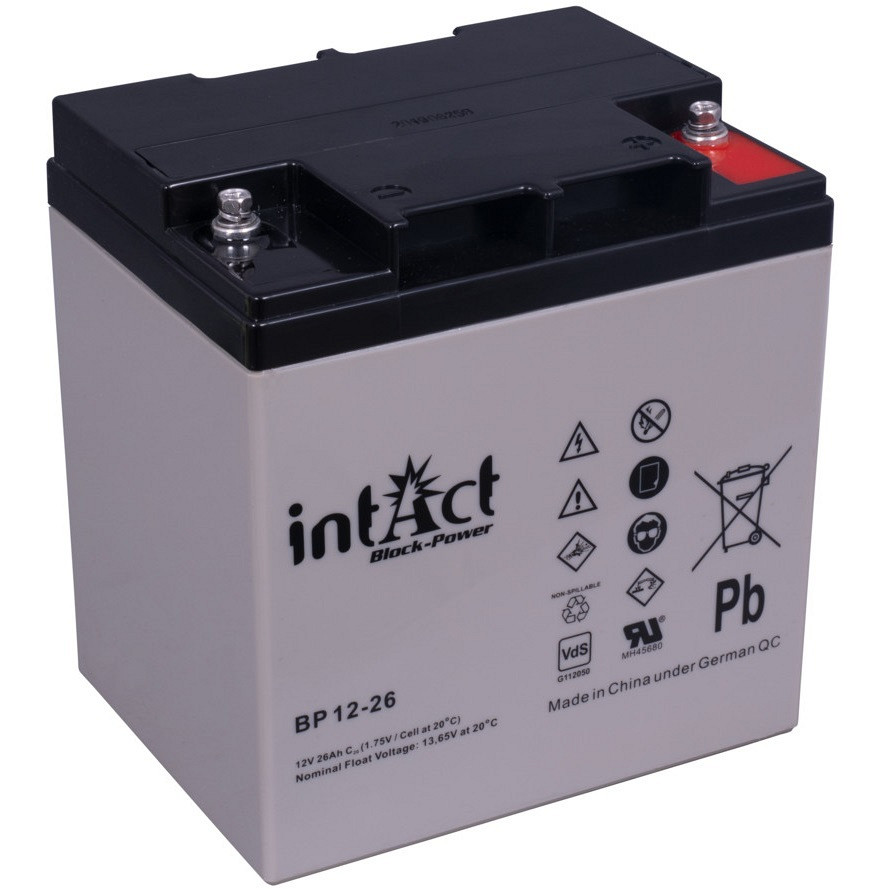Akumulator intAct Block-Power 12V-26Ah (C20) AGM