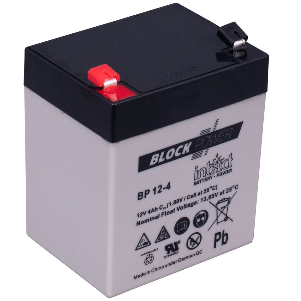Akumulator intAct Block-Power 12V-4Ah (C20) AGM