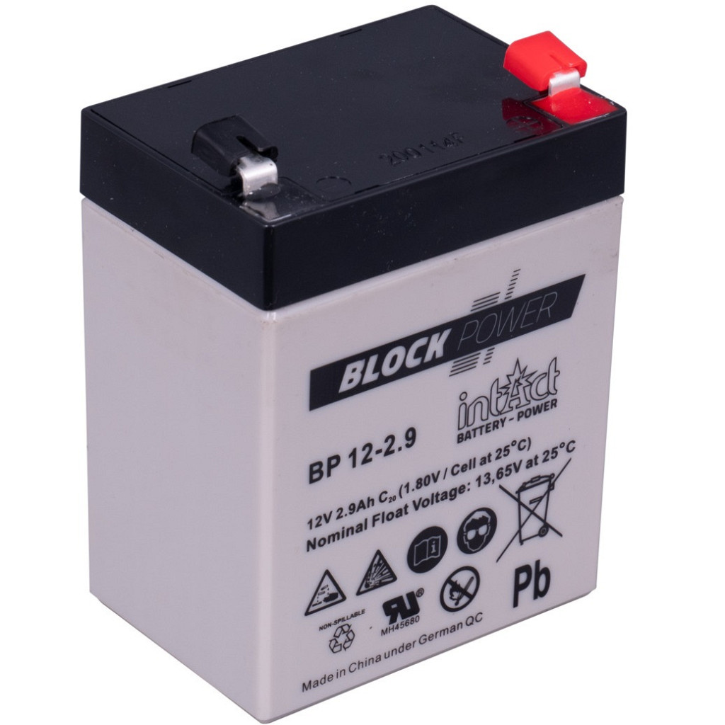 Akumulator intAct Block-Power 12V-2.9Ah (C20) AGM