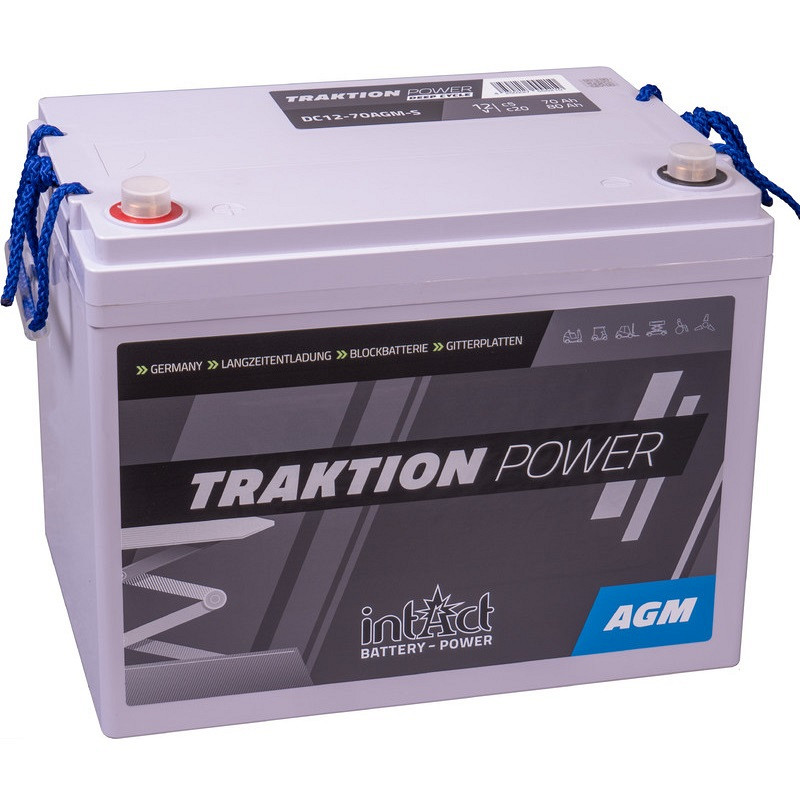 Akumulator IntAct Deepcycle AGM 12V-70Ah AGM 700-ciklov
