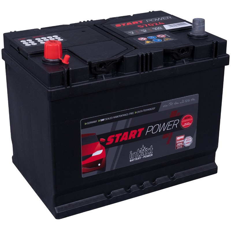 Akumulator intAct Start-Power 12V-70Ah ASIA L+