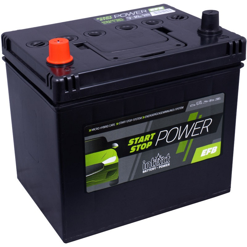 Akumulator intAct Start-Stop Power EFB 12V-60Ah ASIA L+