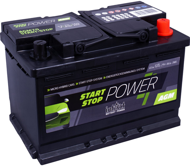 Akumulator intAct Start-Stop Power AGM 12V-70Ah