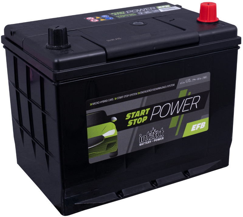 Akumulator intAct Start-Stop Power EFB 12V-68Ah ASIA D+