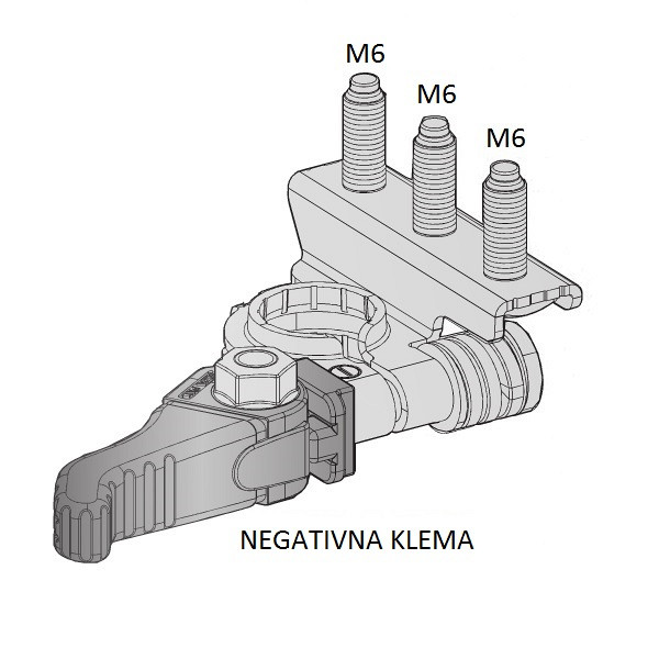 HITRA TRIPRIKLOPNA KLEMA (-)