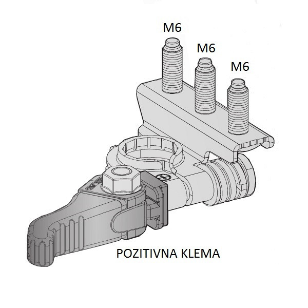 HITRA TRIPRIKLOPNA KLEMA (+)