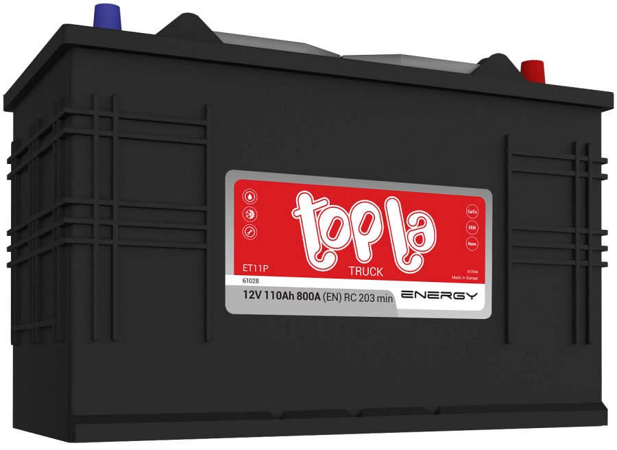 Akumulator Topla Energy Truck 12V-110Ah z robom