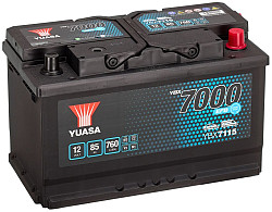 Akumulator Yuasa YBX 7000 12V-85Ah D+