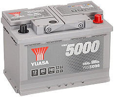 Akumulator Yuasa YBX 5000 12V-80Ah D+