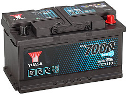 Akumulator Yuasa YBX 7000 12V-75Ah D+ Nizki