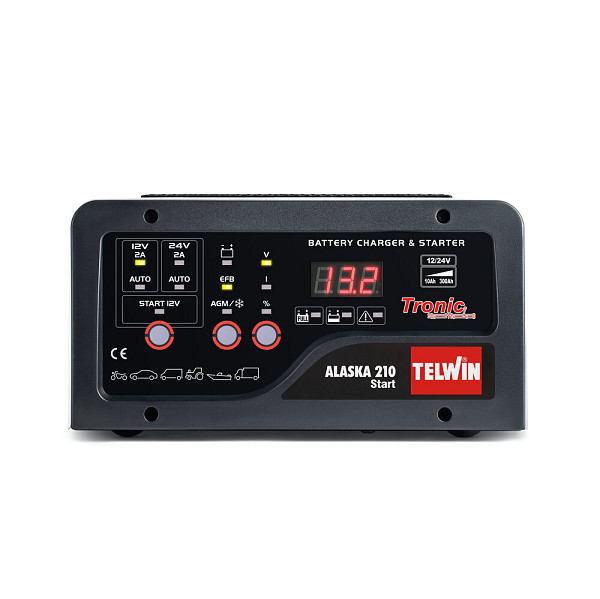 Polnilnik in booster TELWIN ALASKA 210 START 12/24V 25A