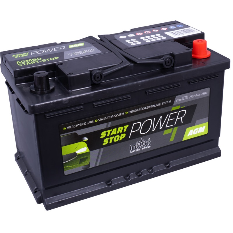 Hochleistungs Start-Stop Batterie AGM 12V 80Ah 800A